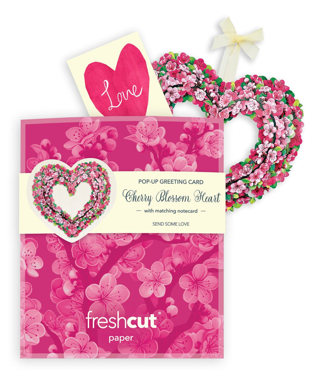 Mini Cherry Blossom Heart - FreshCut Paper