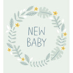 New Baby Wreath Card - FreshCut Paper