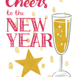 New Years Cheers Cards - FreshCut Paper