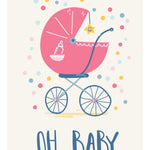 Oh Baby Card - FreshCut Paper