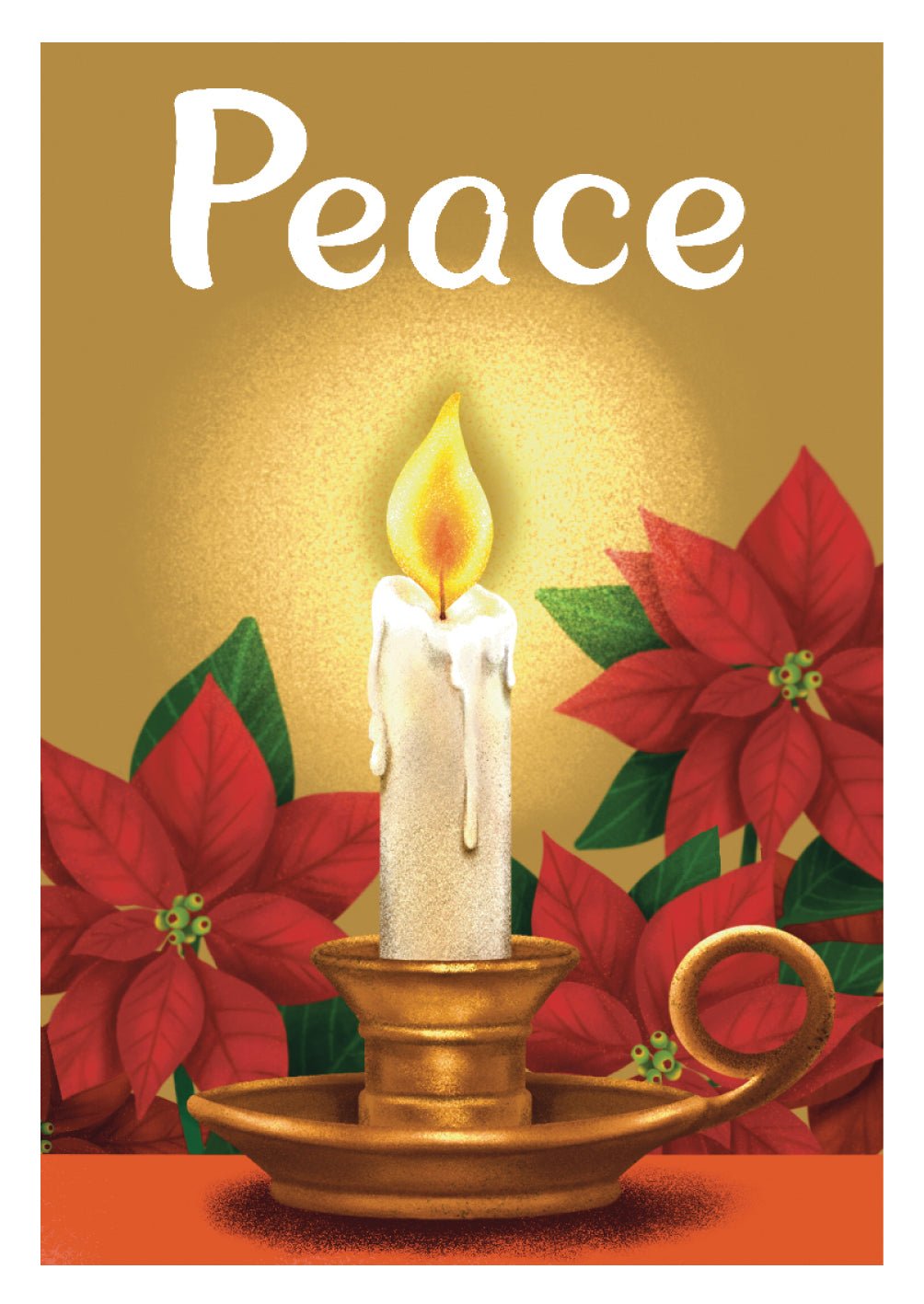 Peace Candle Card - FreshCut Paper