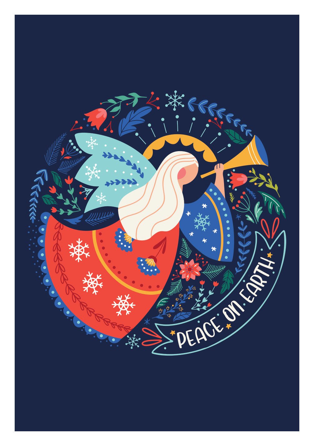 Peace on Earth Card - FreshCut Paper