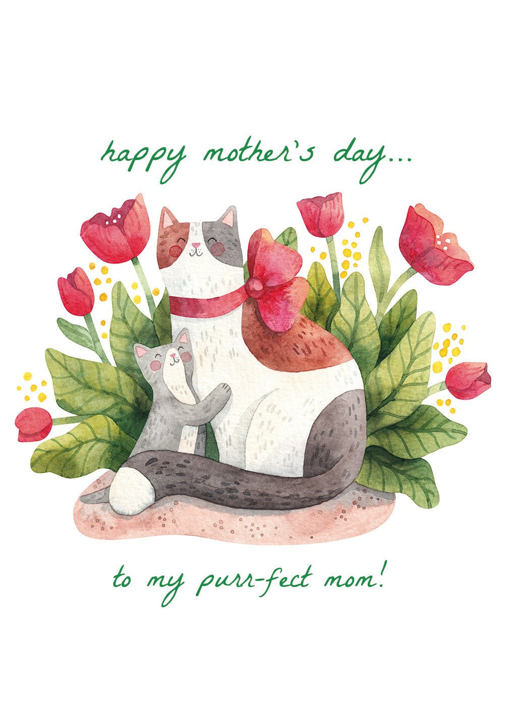 Purrfect Mom Card - FreshCut Paper