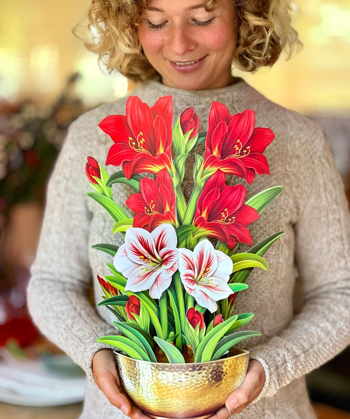 Scarlet Amaryllis - FreshCut Paper