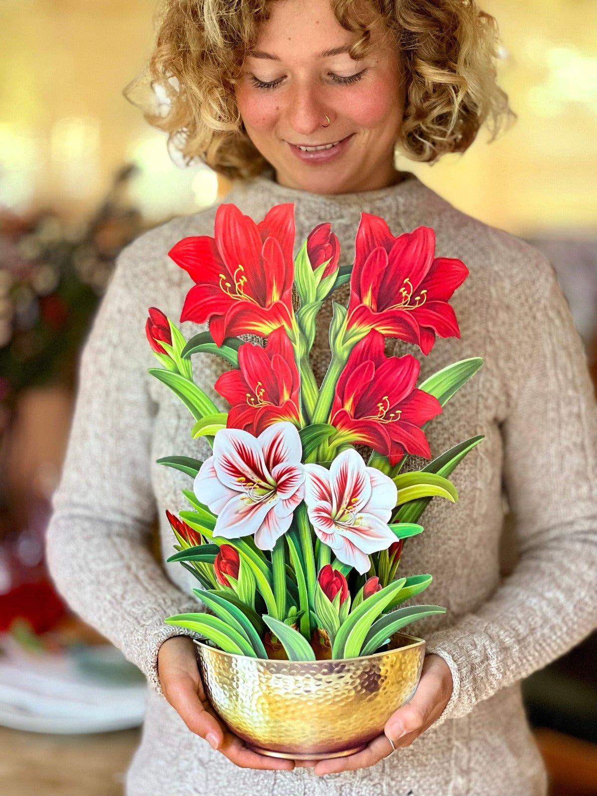 Scarlet Amaryllis - FreshCut Paper