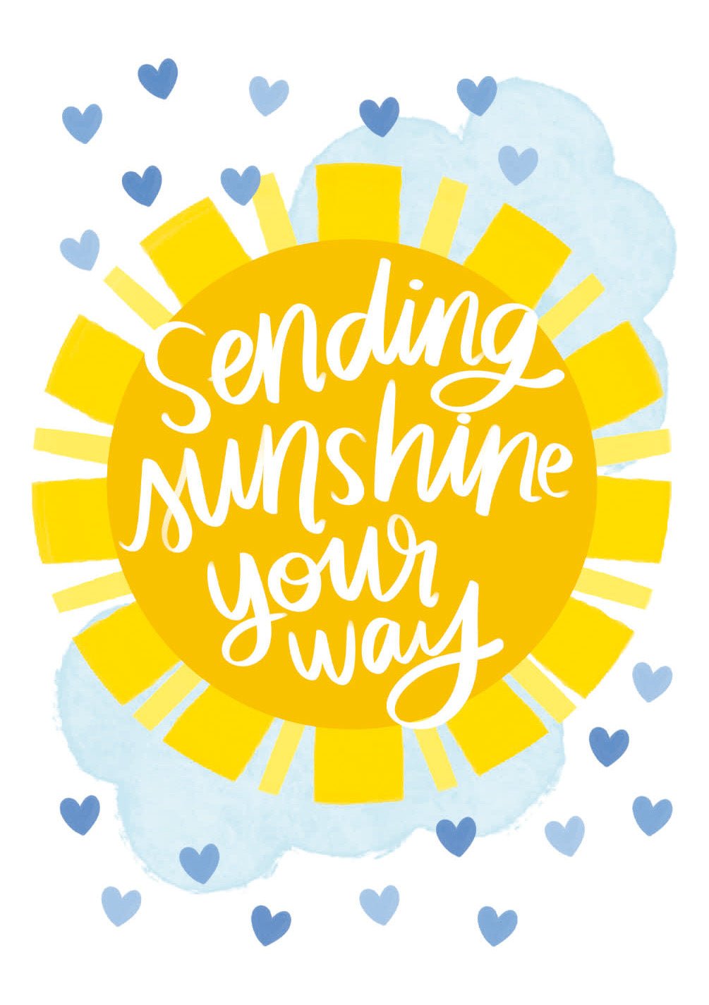 Sending Sunshine Card - FreshCut Paper