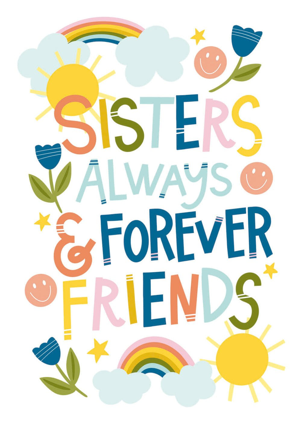 Sisters Forever Card - FreshCut Paper