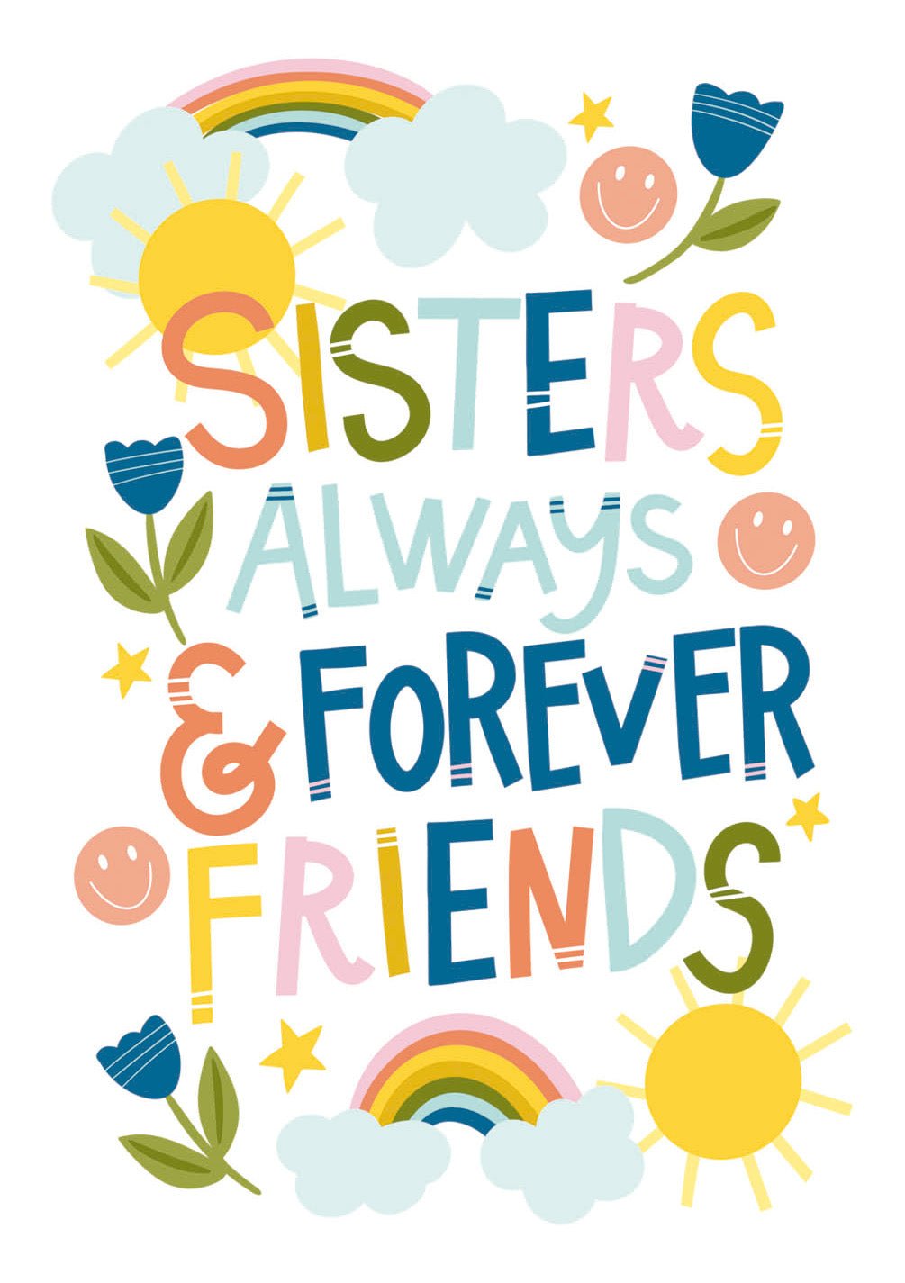 Sisters Forever Card - FreshCut Paper