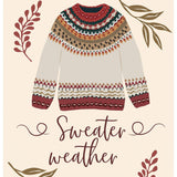 Sweater Weather Card - FreshCut Paper