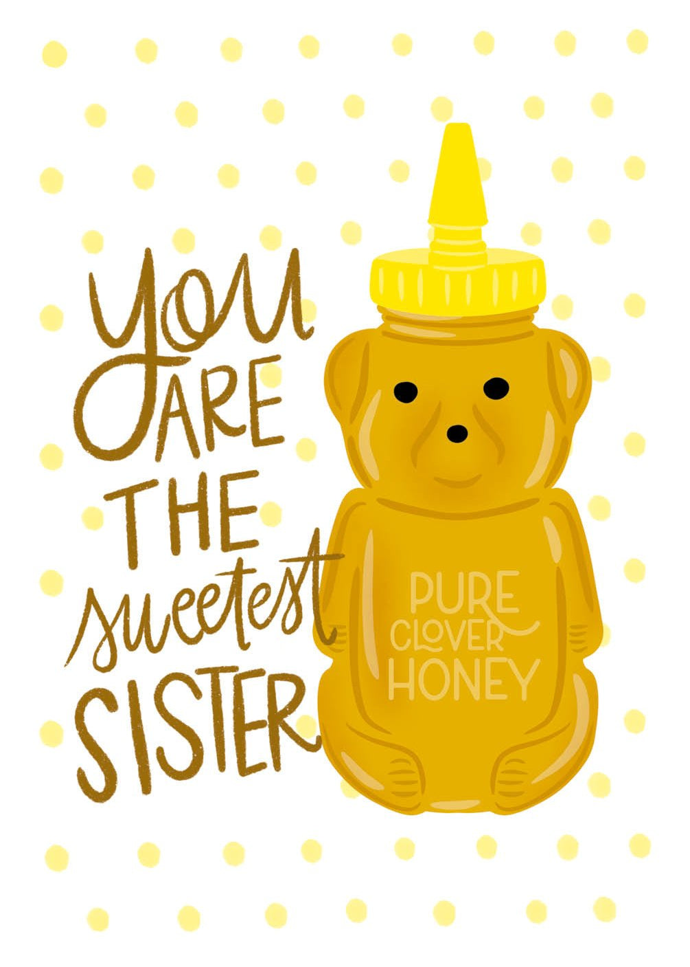 Sweetest Sister Card - FreshCut Paper