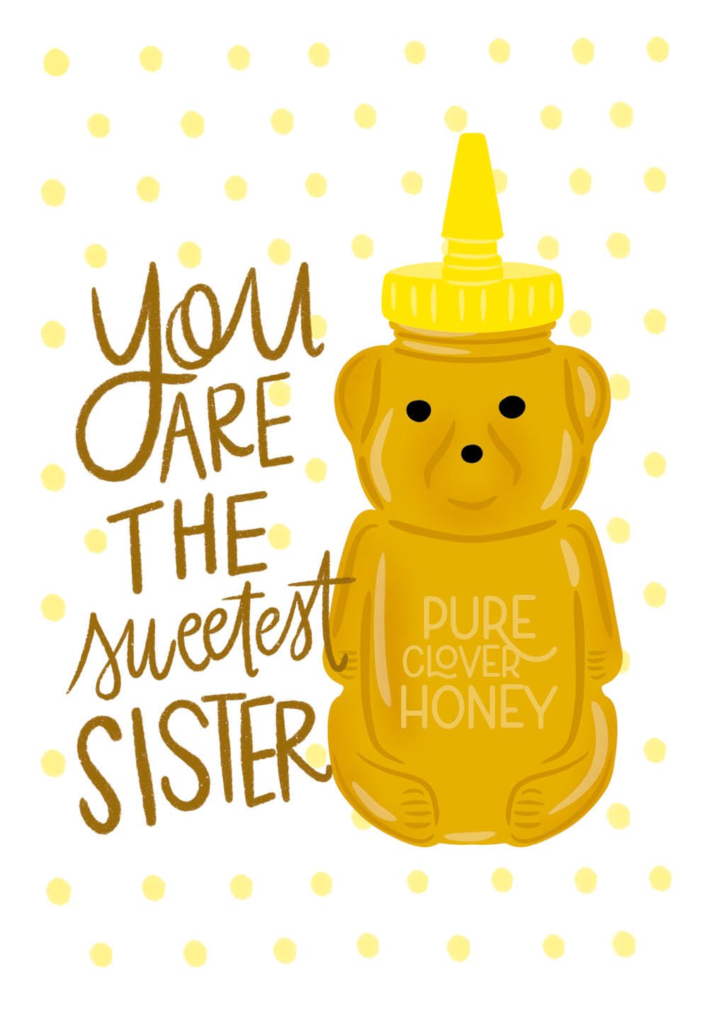 Sweetest Sister Card - FreshCut Paper