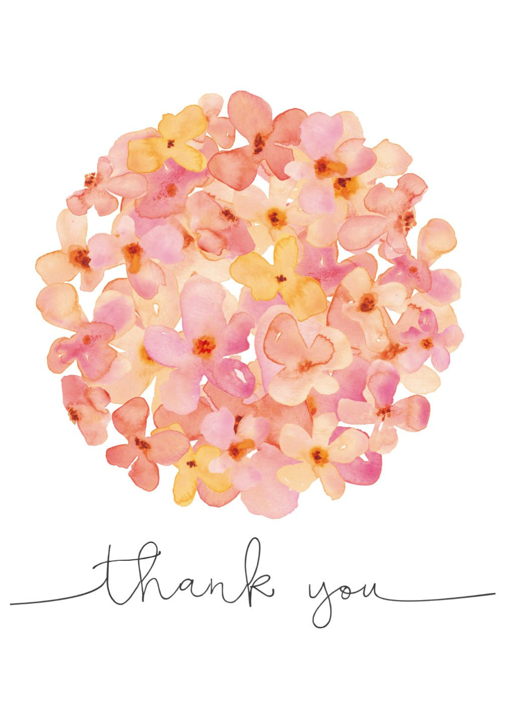 Thank You Blossom Ball Card - FreshCut Paper