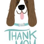 Thank You Dog Card - FreshCut Paper