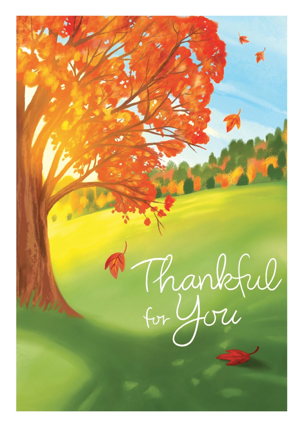 Thankful for You Card - FreshCut Paper