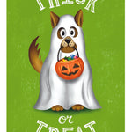 Trick or Treat Dog Card - FreshCut Paper