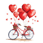 Valentine's Day Bike Ride Card - FreshCut Paper