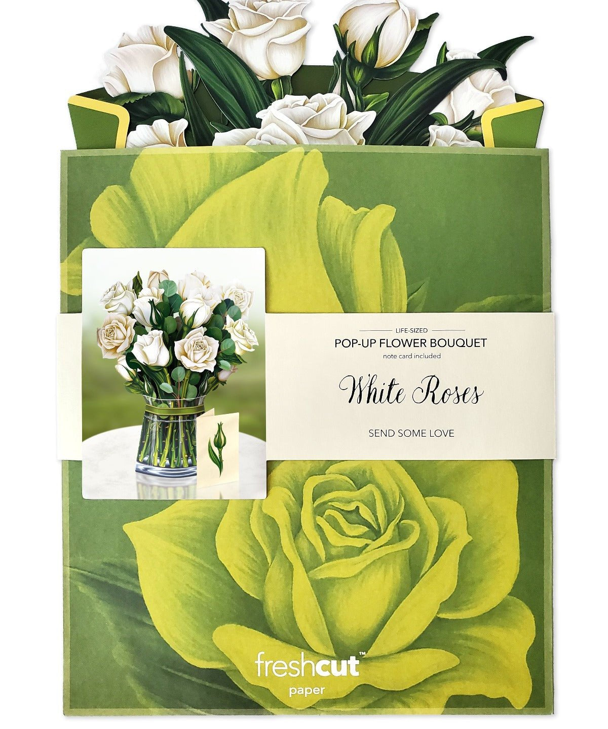 White Roses - FreshCut Paper