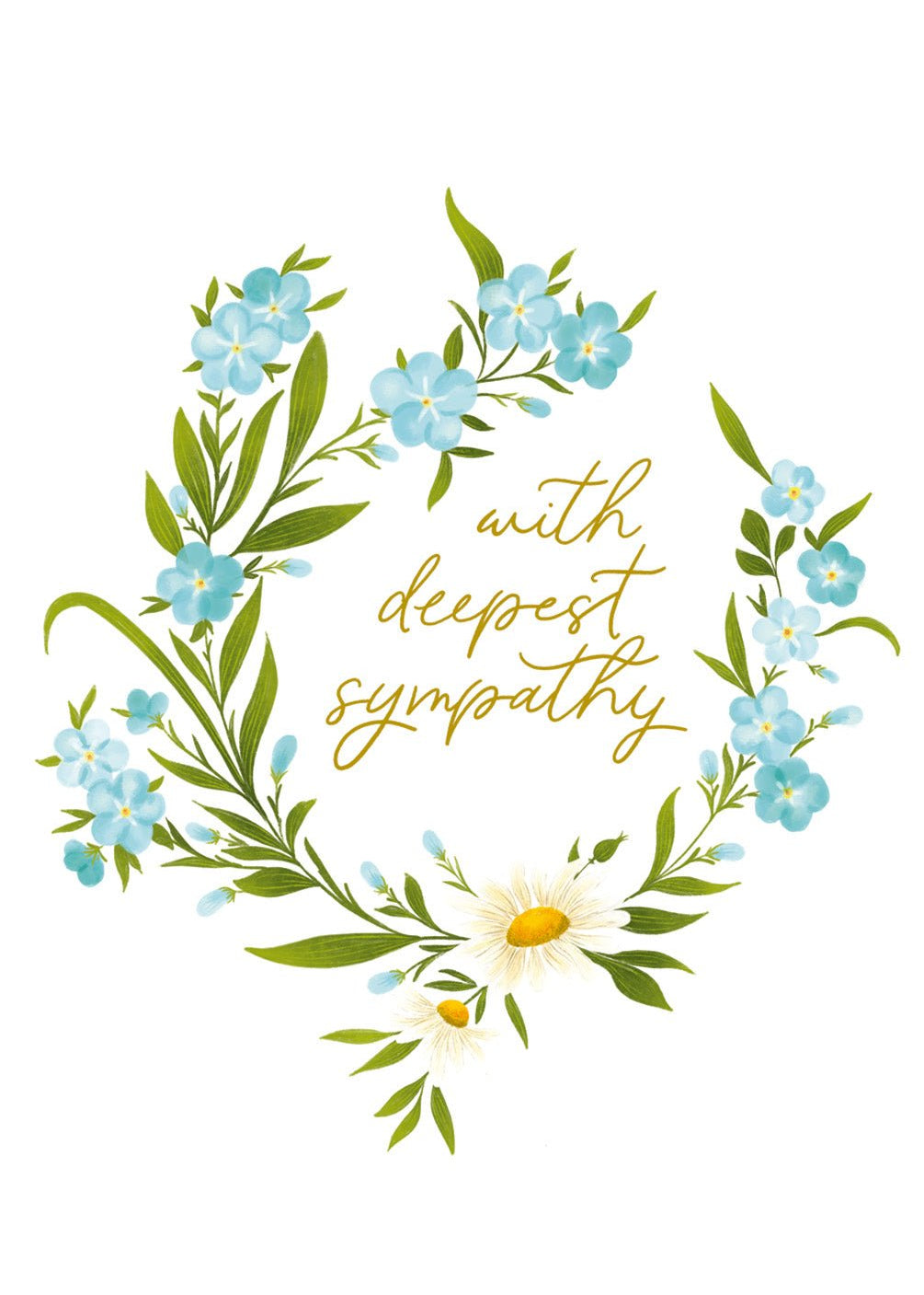 With Deepest Sympathy Card - FreshCut Paper