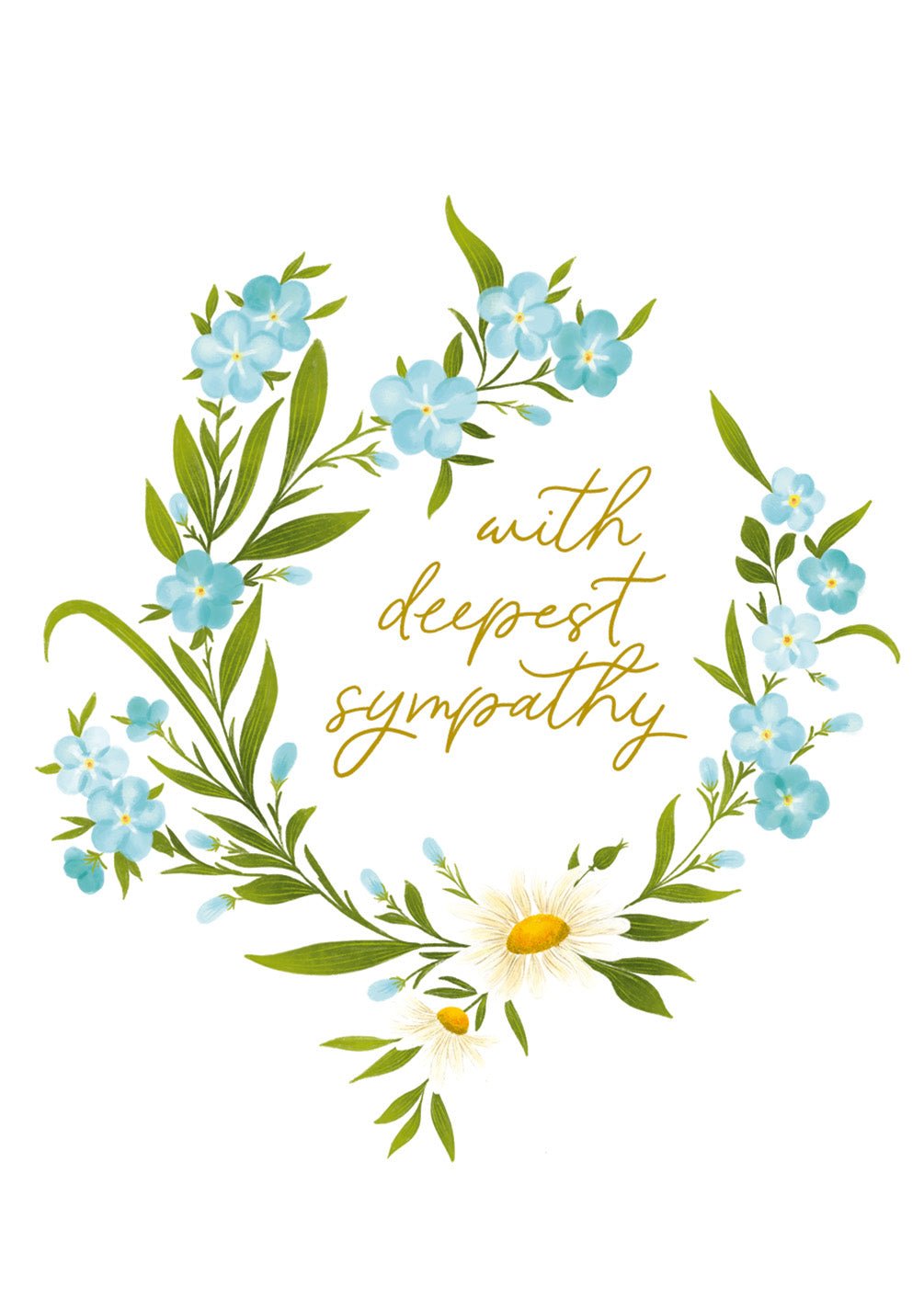 With Deepest Sympathy Card - FreshCut Paper