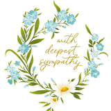 With Deepest Sympathy Card - FreshCut Paper