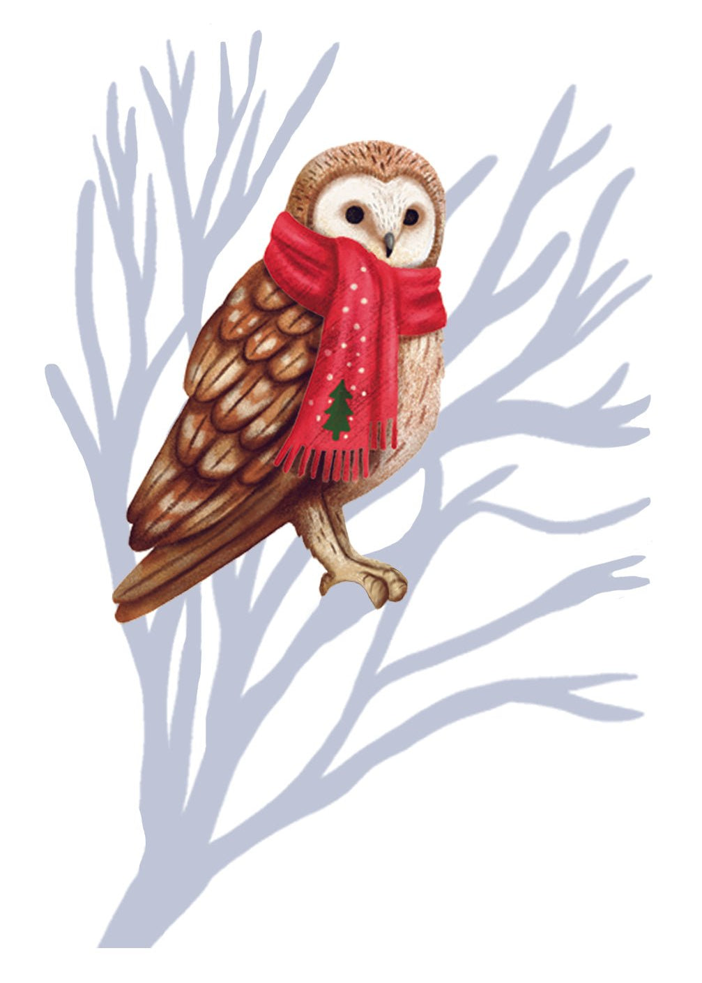 Woodland Owl Card - FreshCut Paper