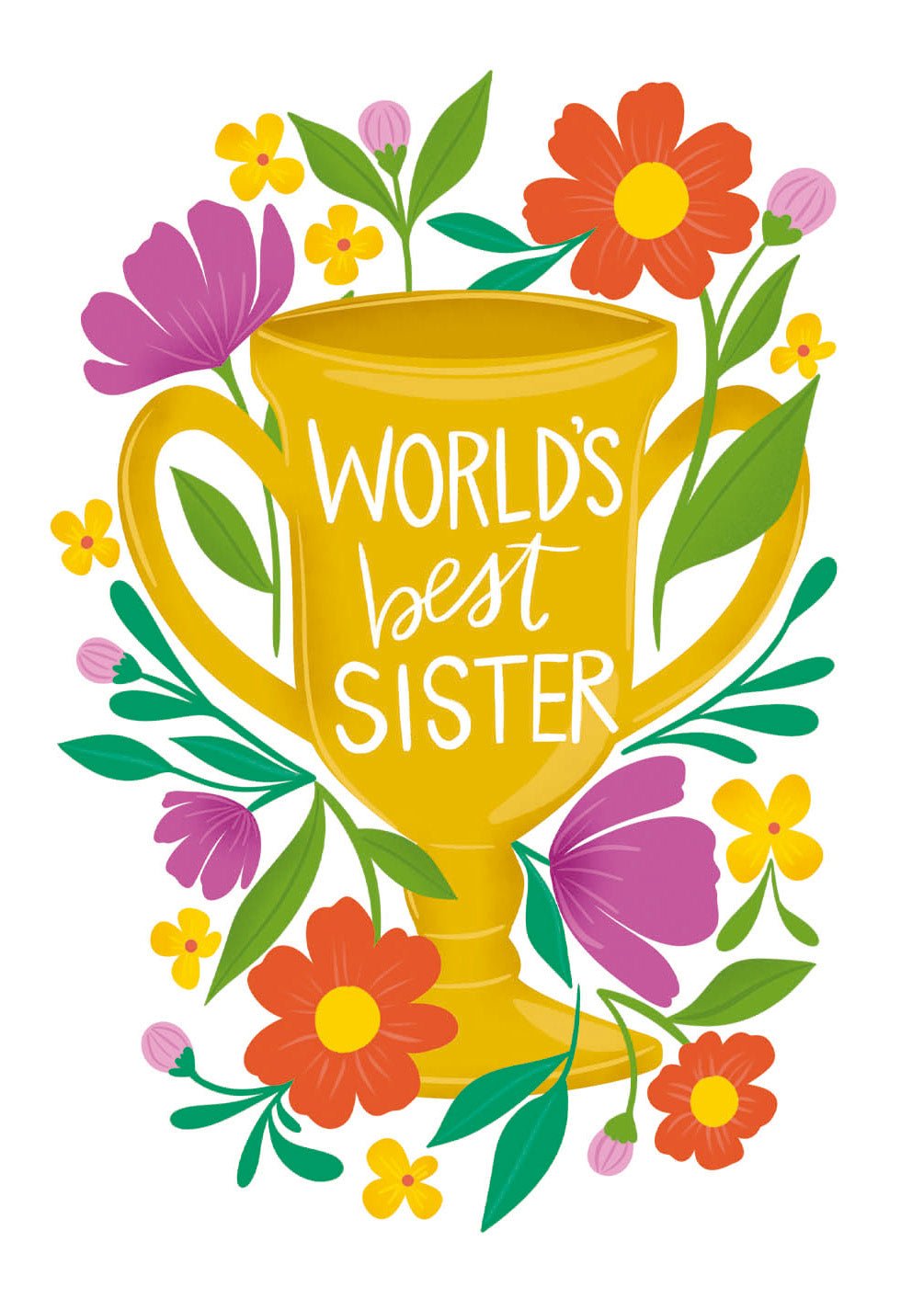 World's Best Sister Card - FreshCut Paper