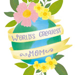 World's Greatest Mom Card - FreshCut Paper