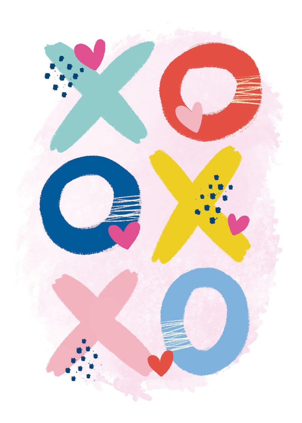 XOXO Card - FreshCut Paper