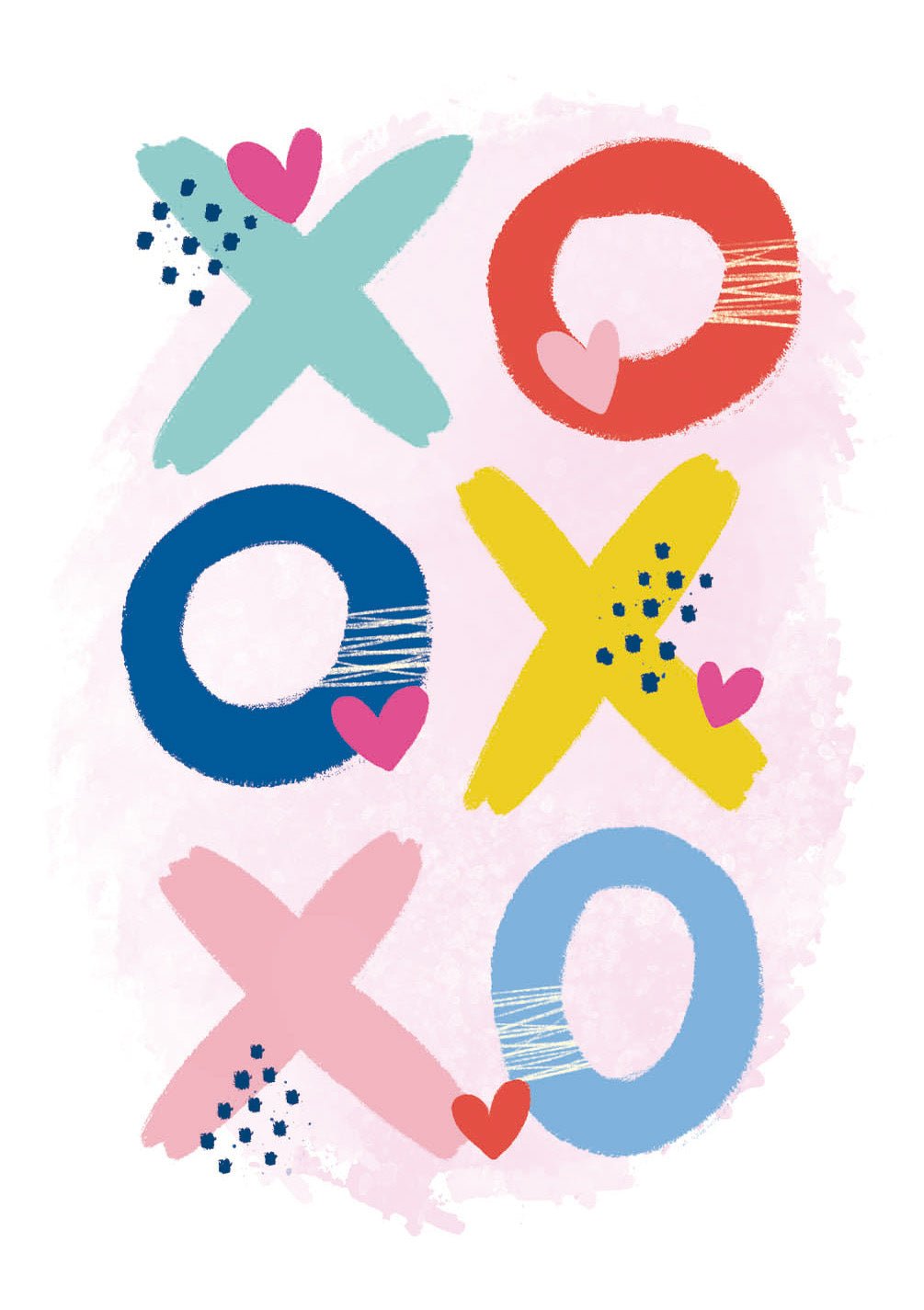 XOXO Card - FreshCut Paper