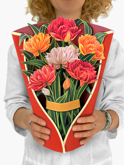Our Bouquets of Pop up 3D Flower Greeting Cards – FreshCut Paper