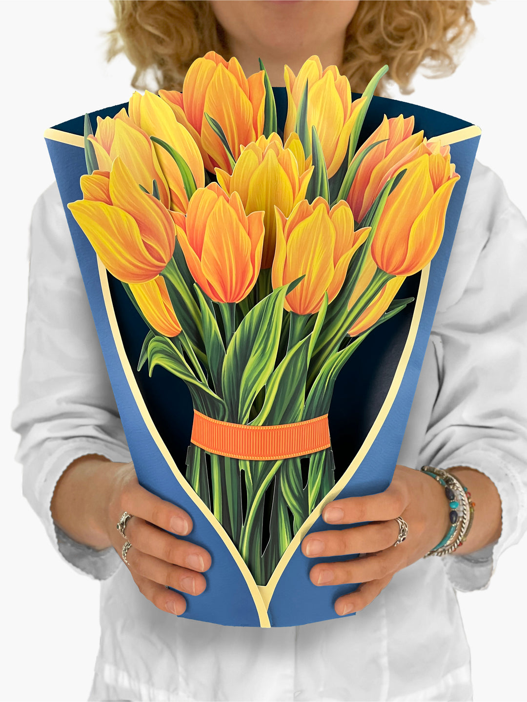 FreshCut Paper  3D Pop Up Flower Bouquet Greeting Cards